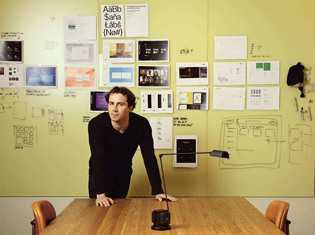 Joel Hellermark, grundare av AI-företaget SANA som såldes för 10 miljarder kronor till amerikanska Workday